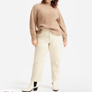 Everlane Straight Leg Crop Size 8 Sandstone
